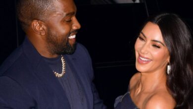 Kanye West sorprende a Kim Kardashian