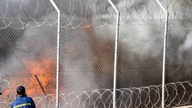 incendio campo de migrantes
