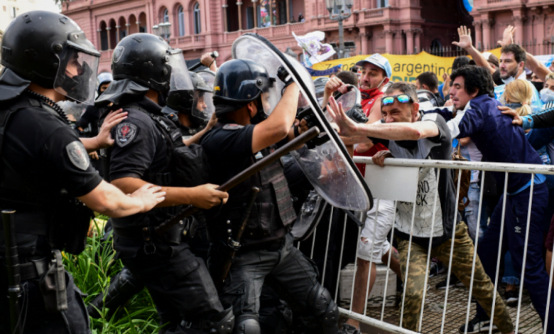 disturbios argentina
