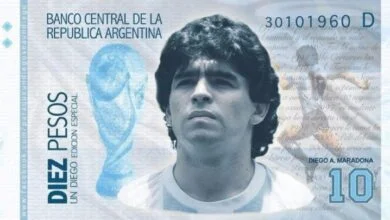 Proponen en Argentina un billete con la cara de Maradona