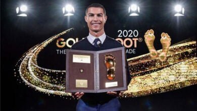 cristiano golden foot