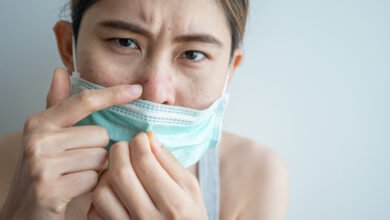 El acné del tapabocas