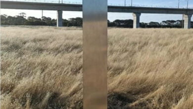 Aparece en Australia un monolito