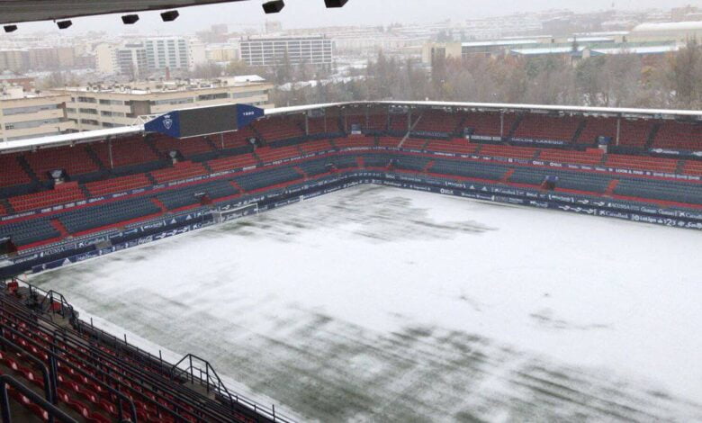 estadio nieve