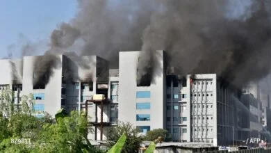 india incendio