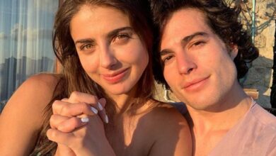 Michelle Renaud y Danilo Carrera