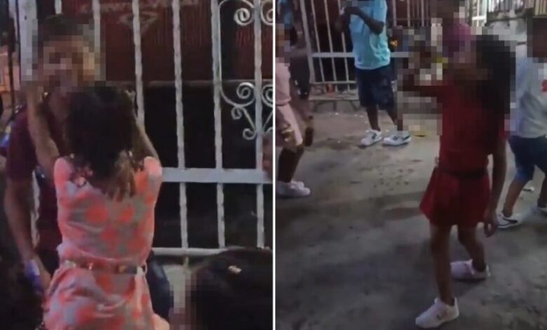 niños bebiendo