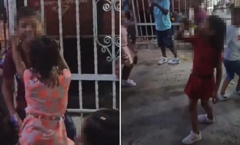 niños bebiendo
