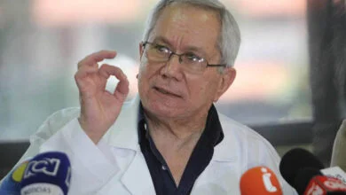 Douglas León Natera, presidente de la Federación Médica Venezolana (FMV),