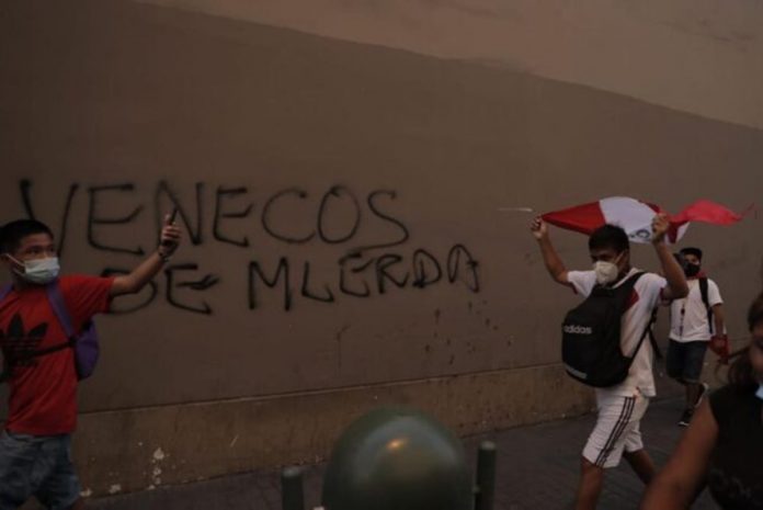 peruanos protesta
