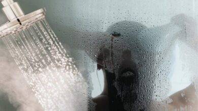 ducha caliente