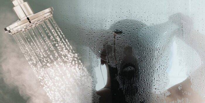 ducha caliente