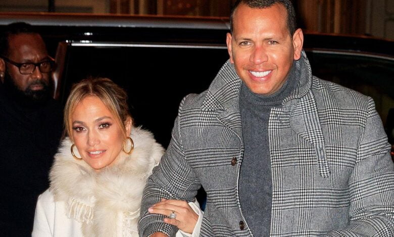 Alex Rodríguez y JLo