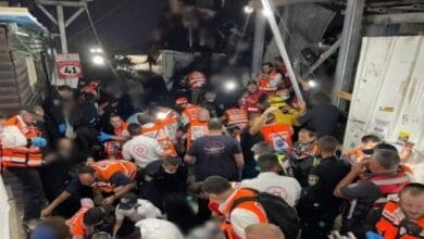 Tragedia en Israel: 38 muertos por la caída de una grada en una peregrinación