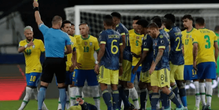 Federación Colombiana de Fútbol pide a la Conmebol suspender árbitros del partido contra Brasil