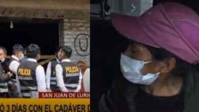 peruana duerme con cadaver