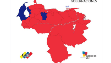 mapa rojo