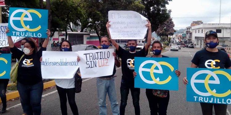 protesta sin luz trujillo