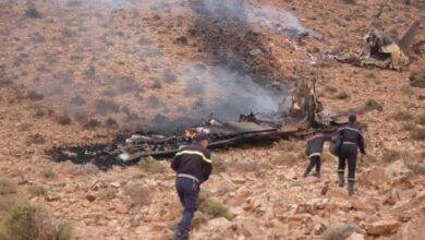 avion militar se estrella