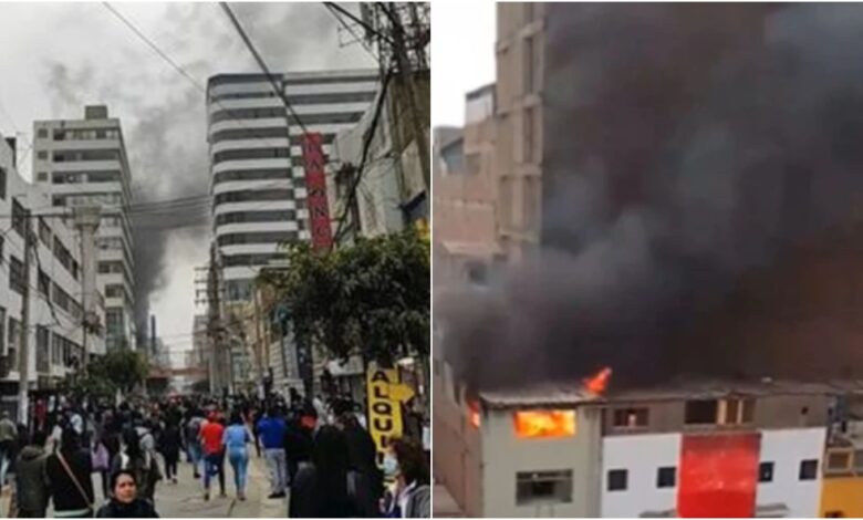 incendio Perú