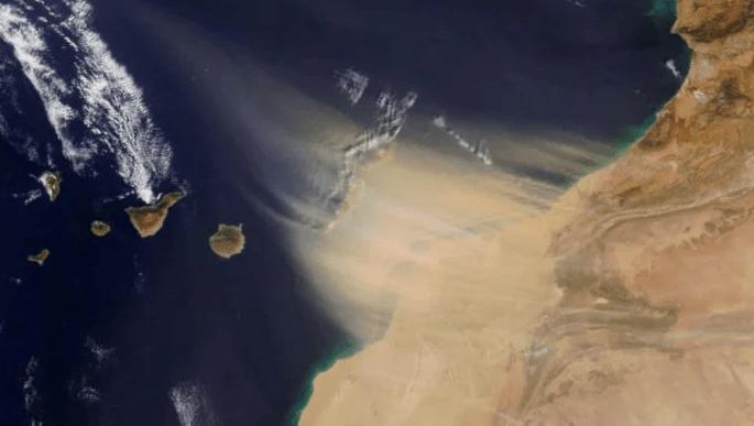 polvo del sahara