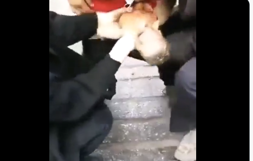 china pario en la calle