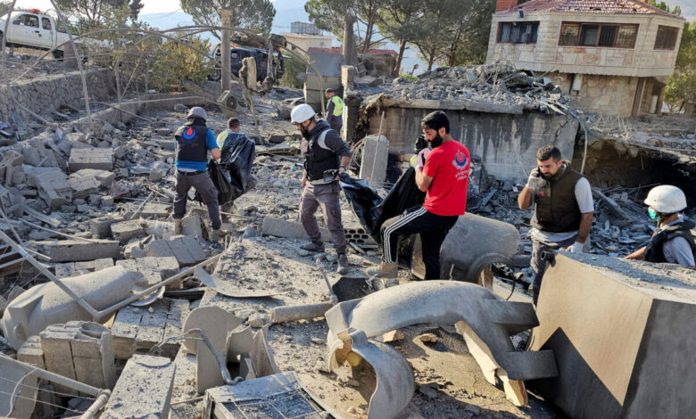 srael bombardeos Líbano