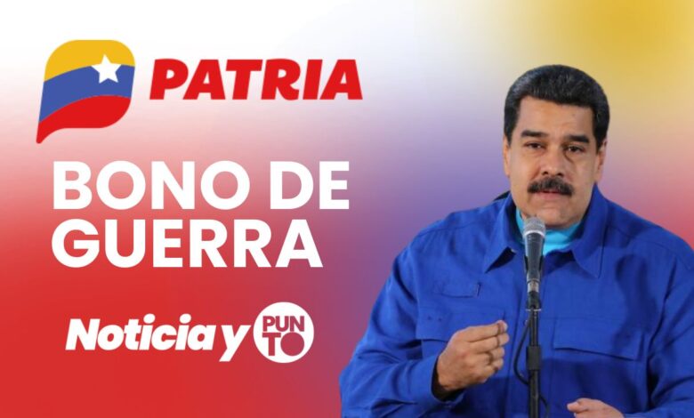 Bono de Guerra - Sitema Patria