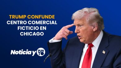 Donald Trump confunde centro comercial ficticio en Chicago